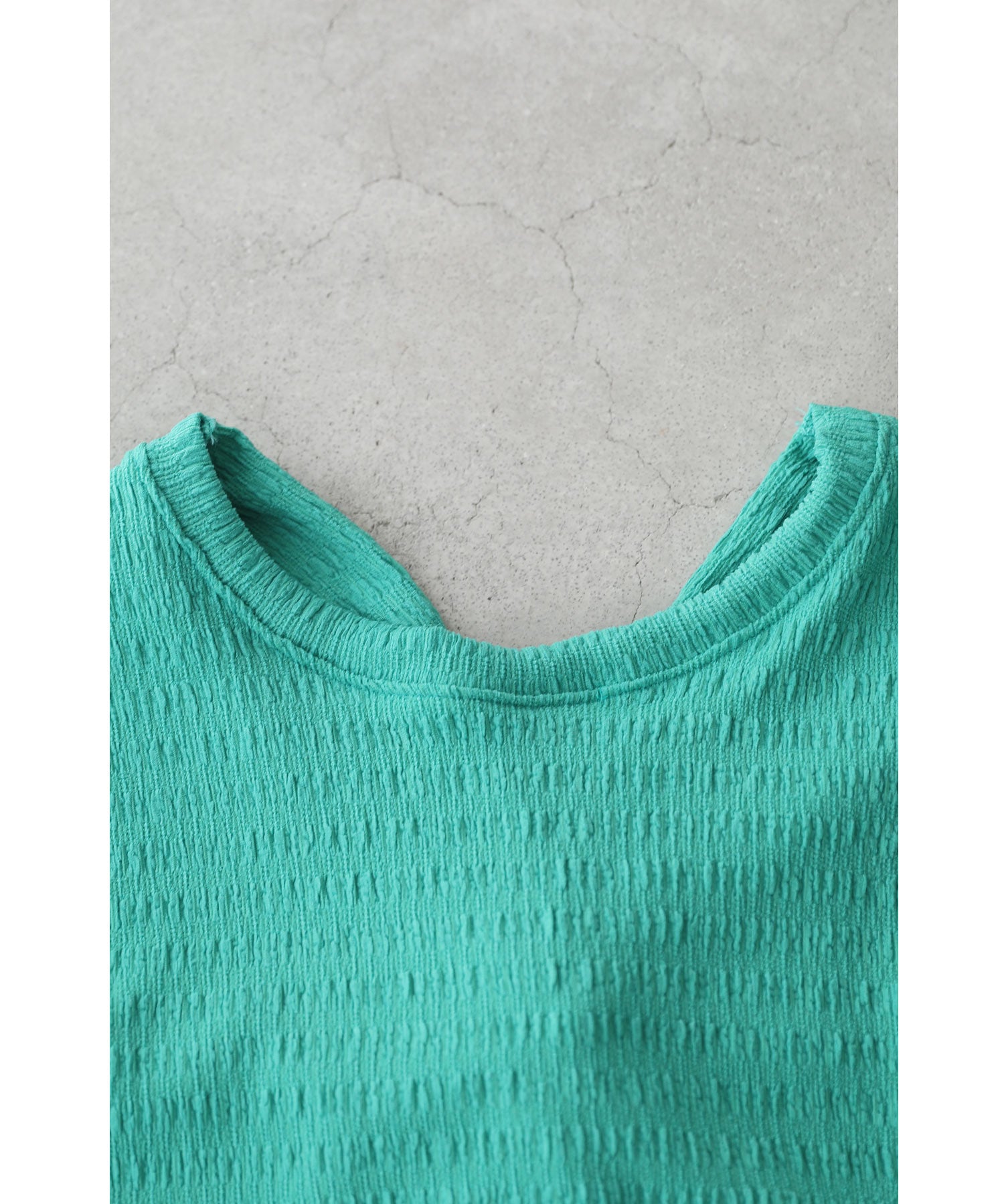 CAWAII CAWAII Back Twist Tuck Pullover Top