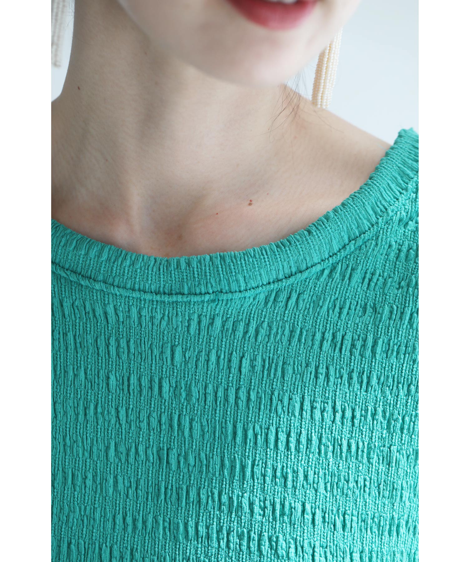 CAWAII CAWAII Back Twist Tuck Pullover Top