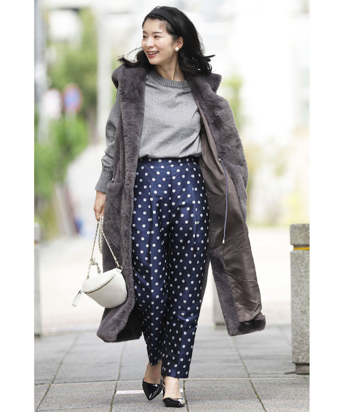 カワイイ CAWAII 華やぐ煌めきラメ クルーネックニット Back to BASICS