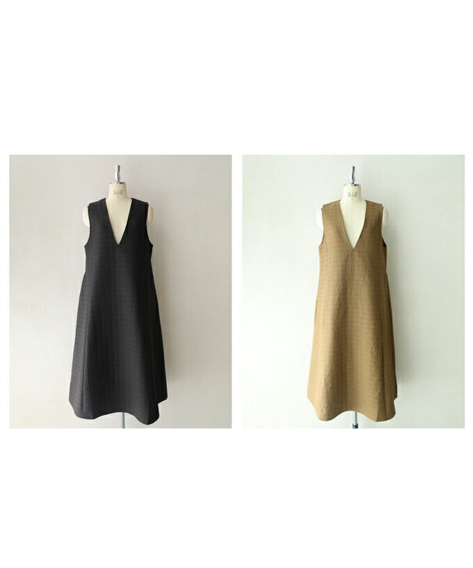 CAWAII CAWAII floral quilted V-neck long dress