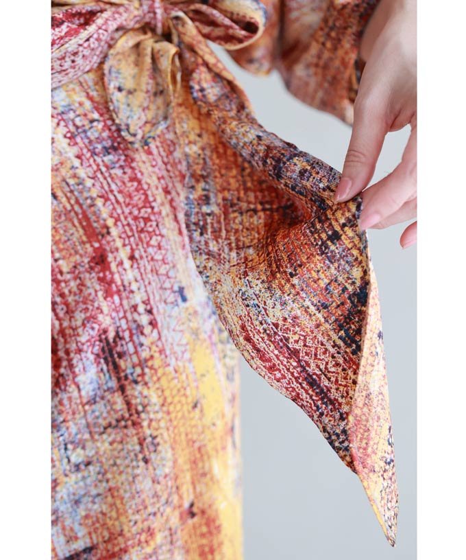 CAWAII Colorful Art Pattern Cascual Long Dress