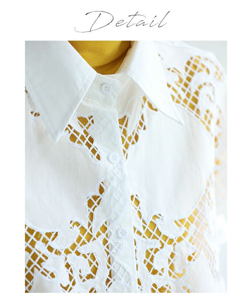 CAWAII sleeveless lace shirt, not a cardigan choice