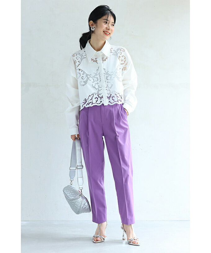 CAWAII sleeveless lace shirt, not a cardigan choice