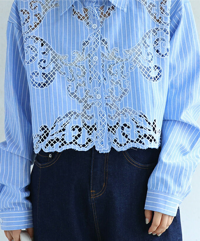 CAWAII sleeveless lace shirt, not a cardigan choice