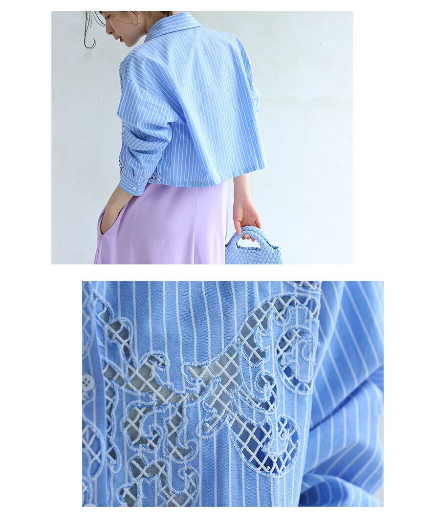 CAWAII sleeveless lace shirt, not a cardigan choice