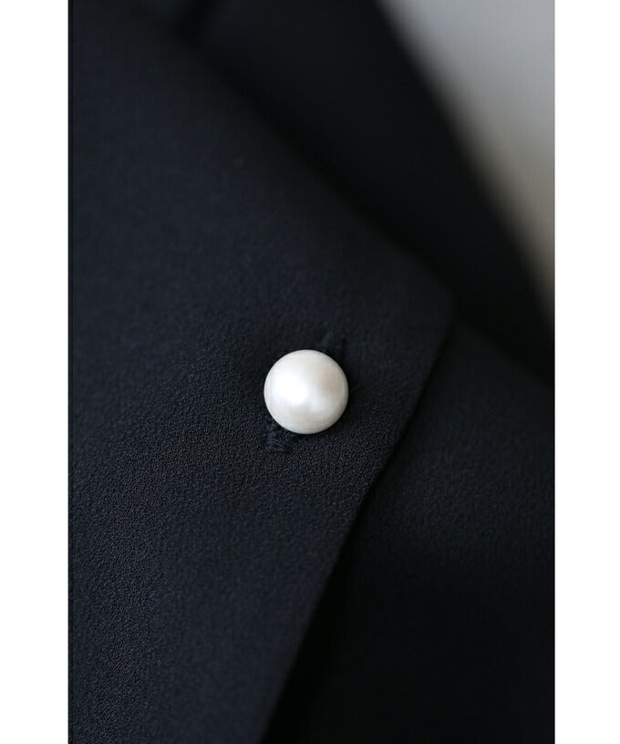 カワイイ CAWAII フリル流れるシアーストライプ袖のバイカラーブラウストップス