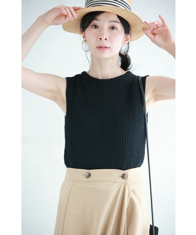 pokoページ CAWAII CAWAII Poko Poko Summer Knit Short Cut Top