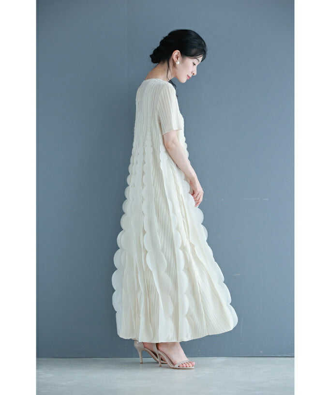 CAWAII CAWAII Flowy Jellyfish Accordion Pleated Dress Classic Basic Ad