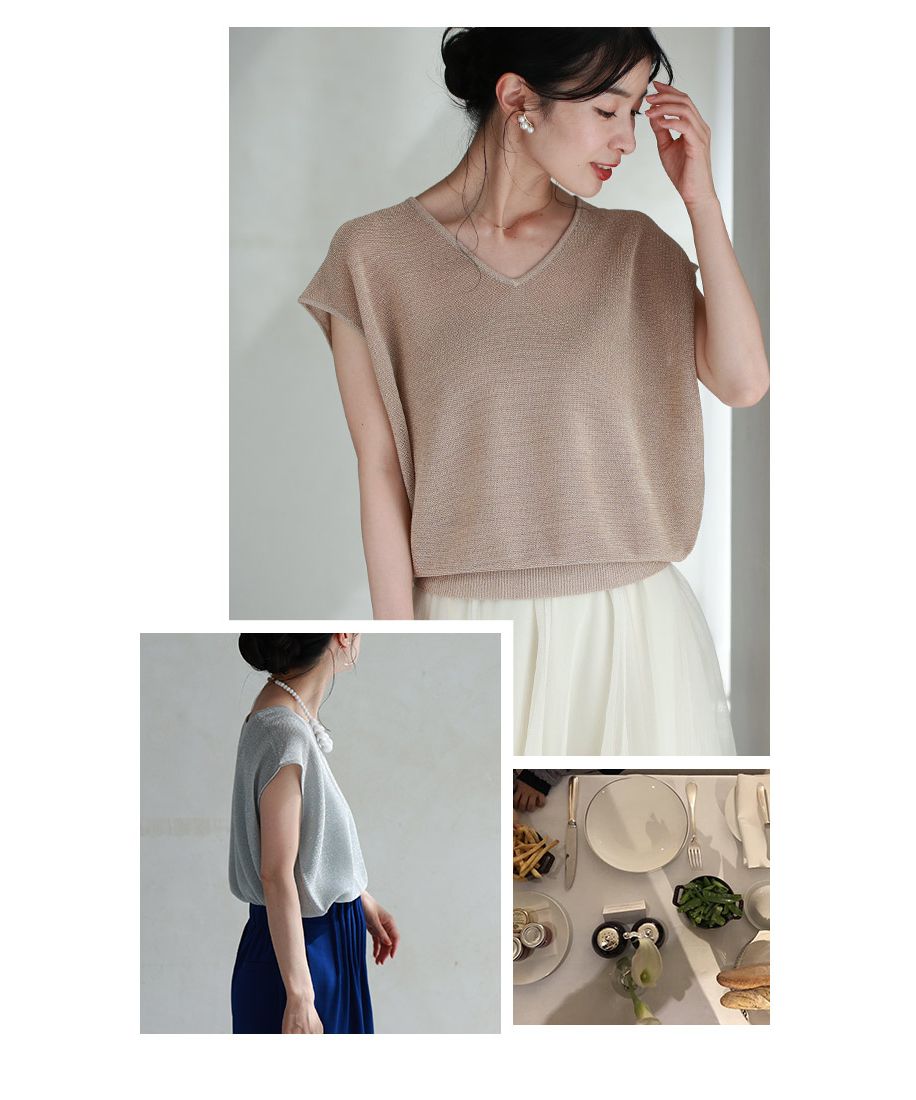 CAWAII coordinated semi-elegant top