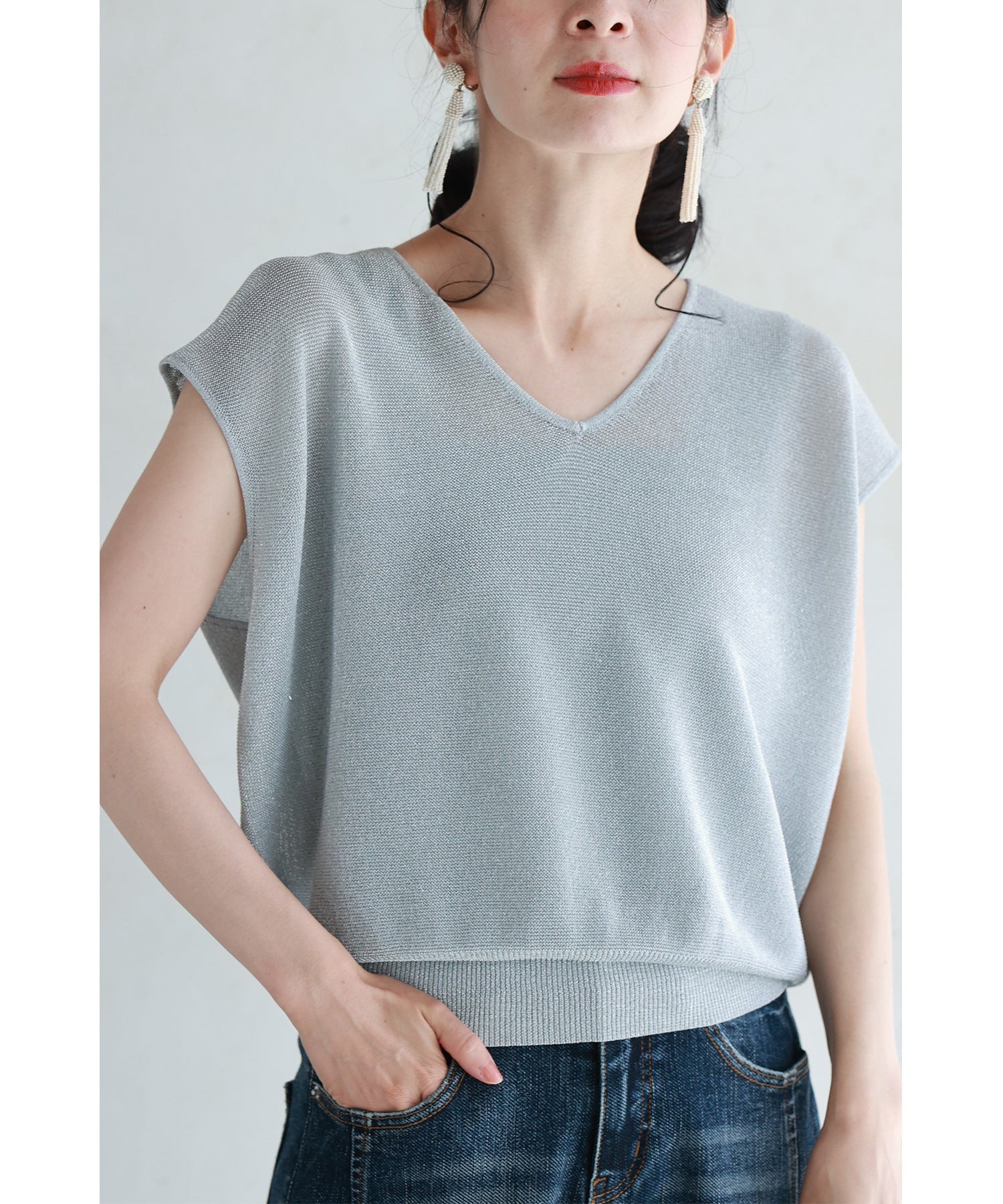 CAWAII coordinated semi-elegant top