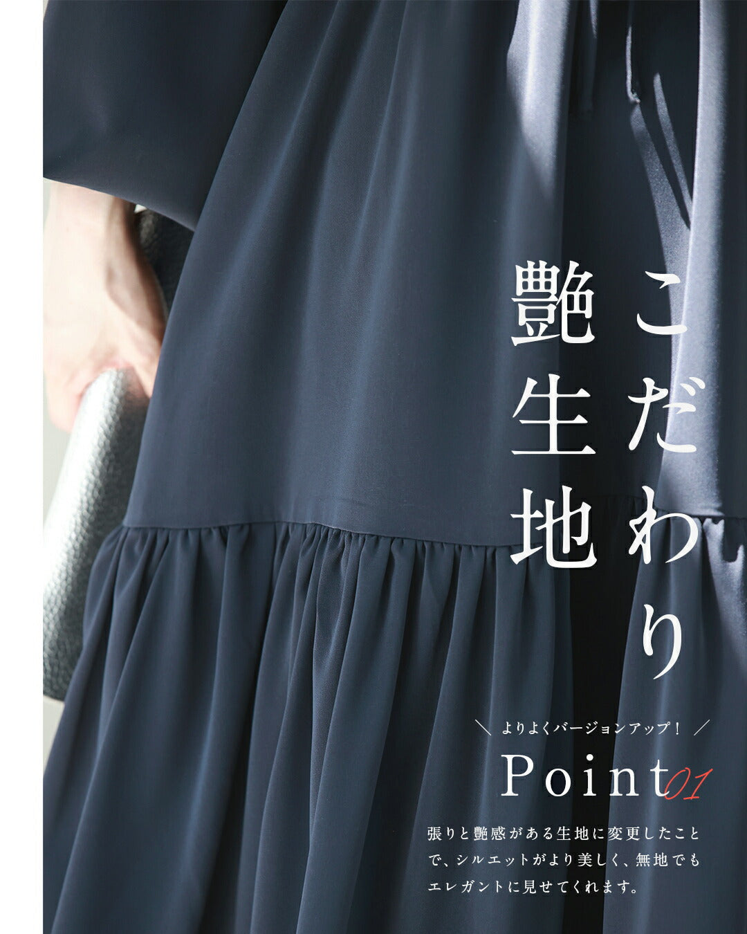カワイイ CAWAII 無地でも華やかな ティアードロングワンピース （オレンジ） オレンジ