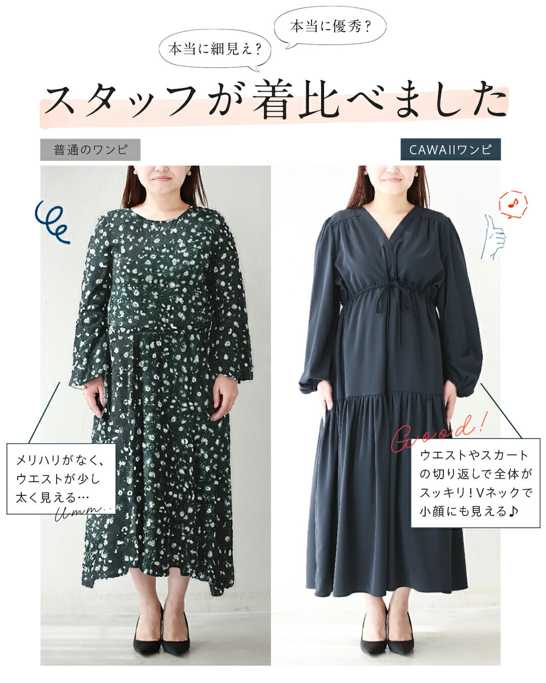 カワイイ CAWAII 無地でも華やかな ティアードロングワンピース （オレンジ） オレンジ