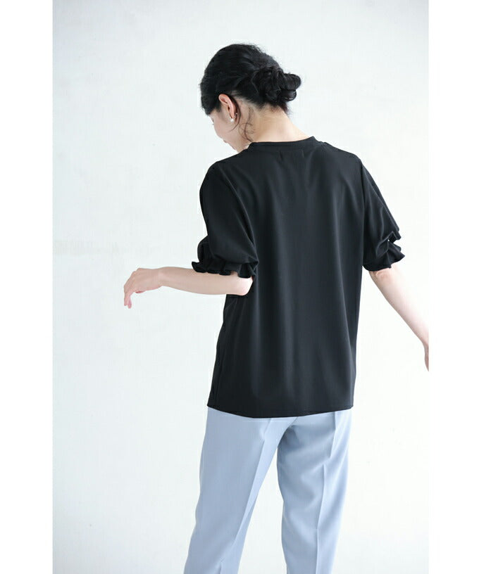 カワイイ CAWAII ふんわりクラゲポワン袖のTシャツトップス （ホワイト） ホワイト