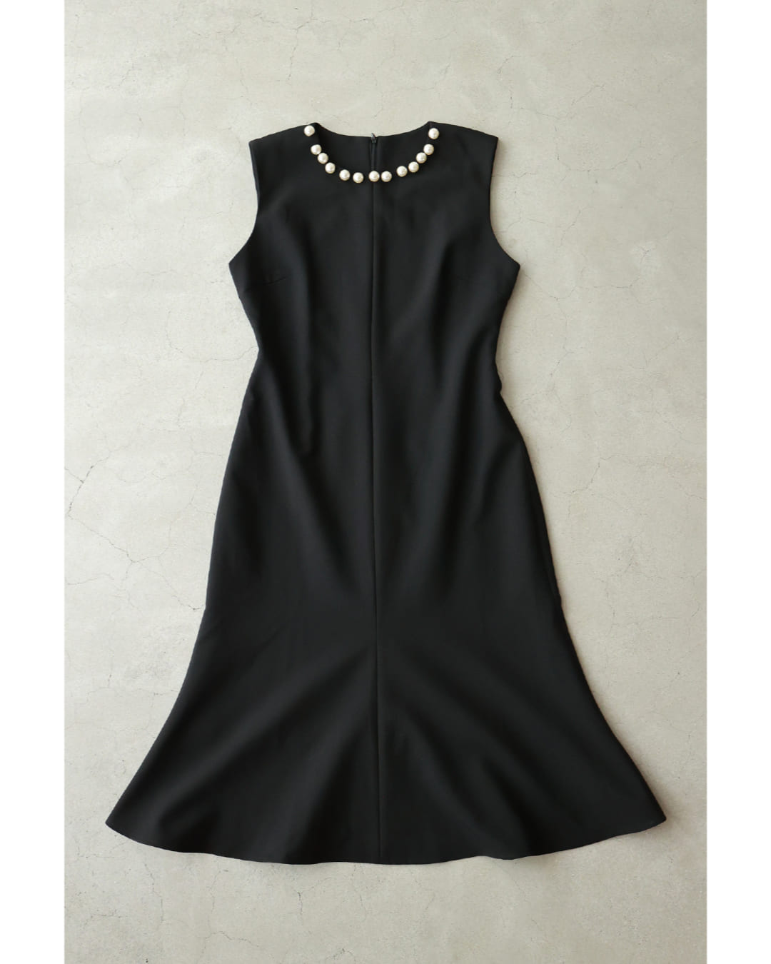 CAWAII CAWAII Pearl Neck A-Line Medium Dress