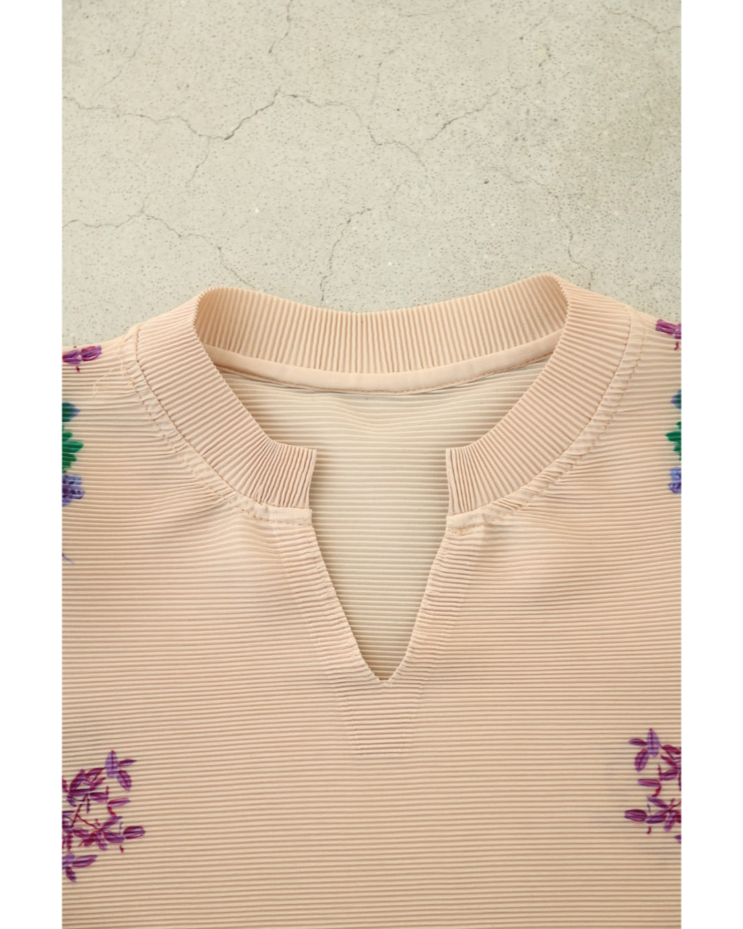 カワイイ CAWAII 優美な花咲き誇るアコーディオンプリーツロングワンピース