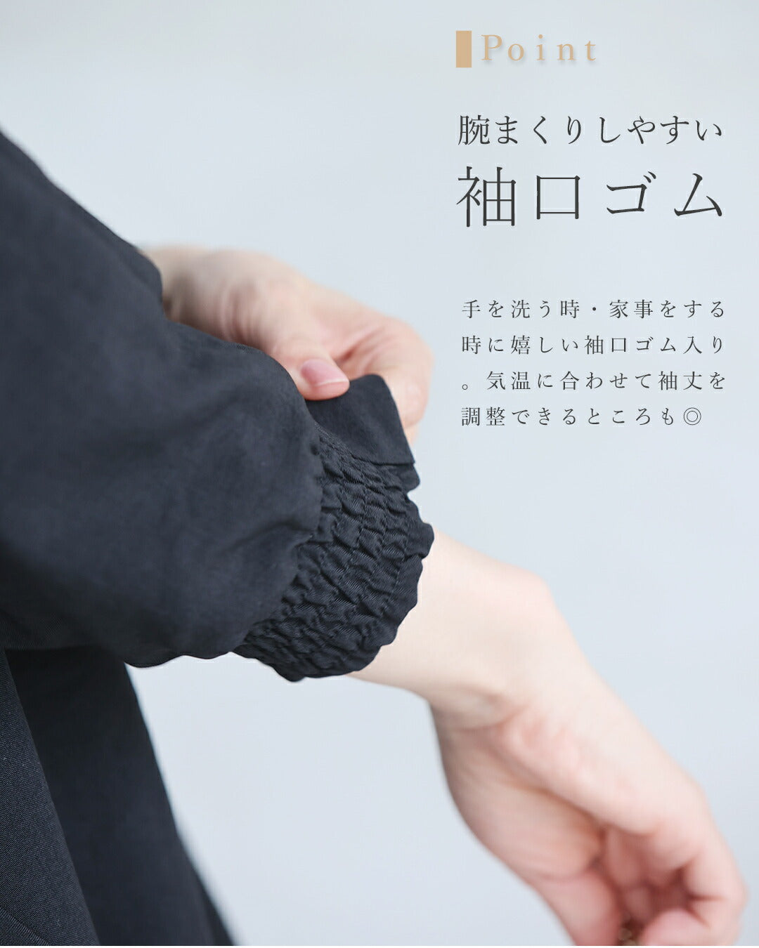 カワイイ CAWAII シワになりにくい。快適リネン見えブラウス （グレー） グレー