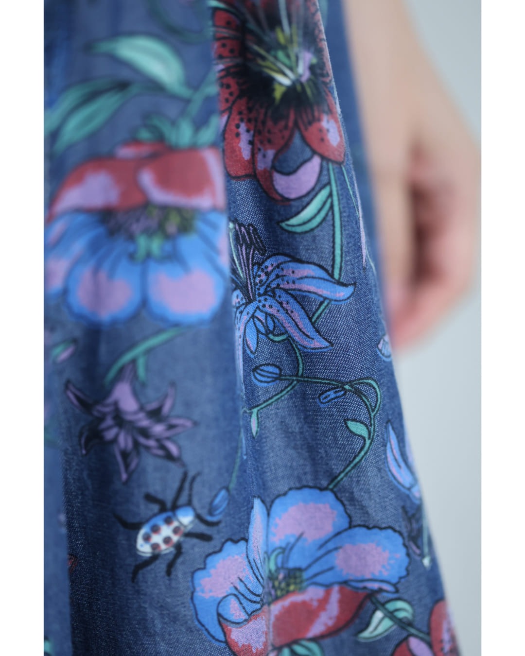 Cawaii Collection⁑ページ CAWAII colorful flowers and lively insects, soft wide pants