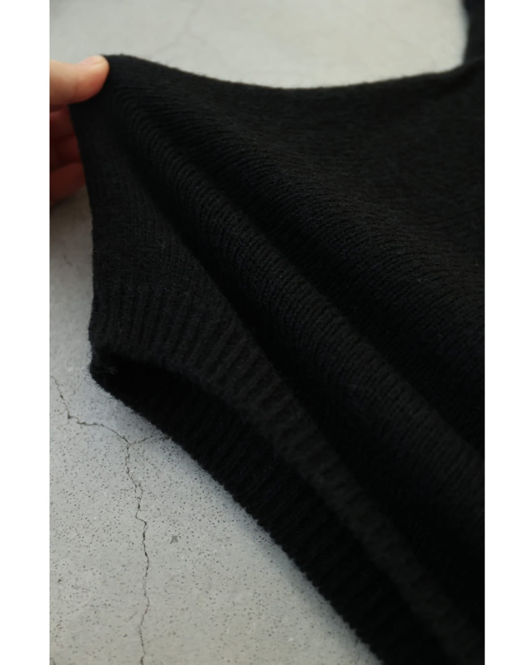 カワイイ CAWAII 降りしきる花雪ニットカーディガン （ブラック） ブラック