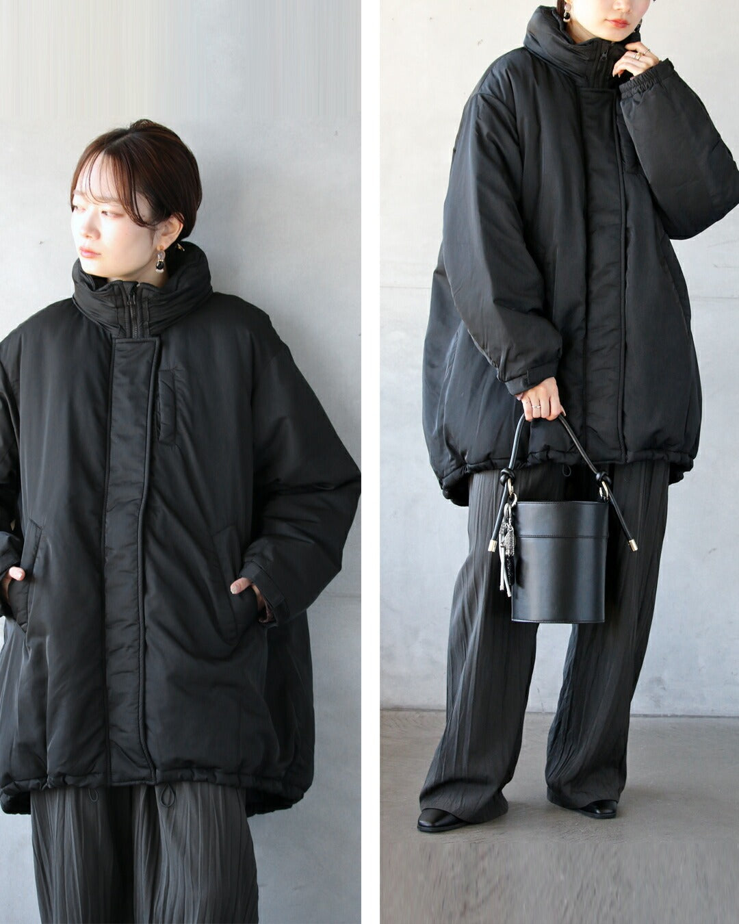 カワイイ CAWAII 暖かさも軽さも。「頼れる防寒力」2WAYモンスターコート （ブラック） ブラック