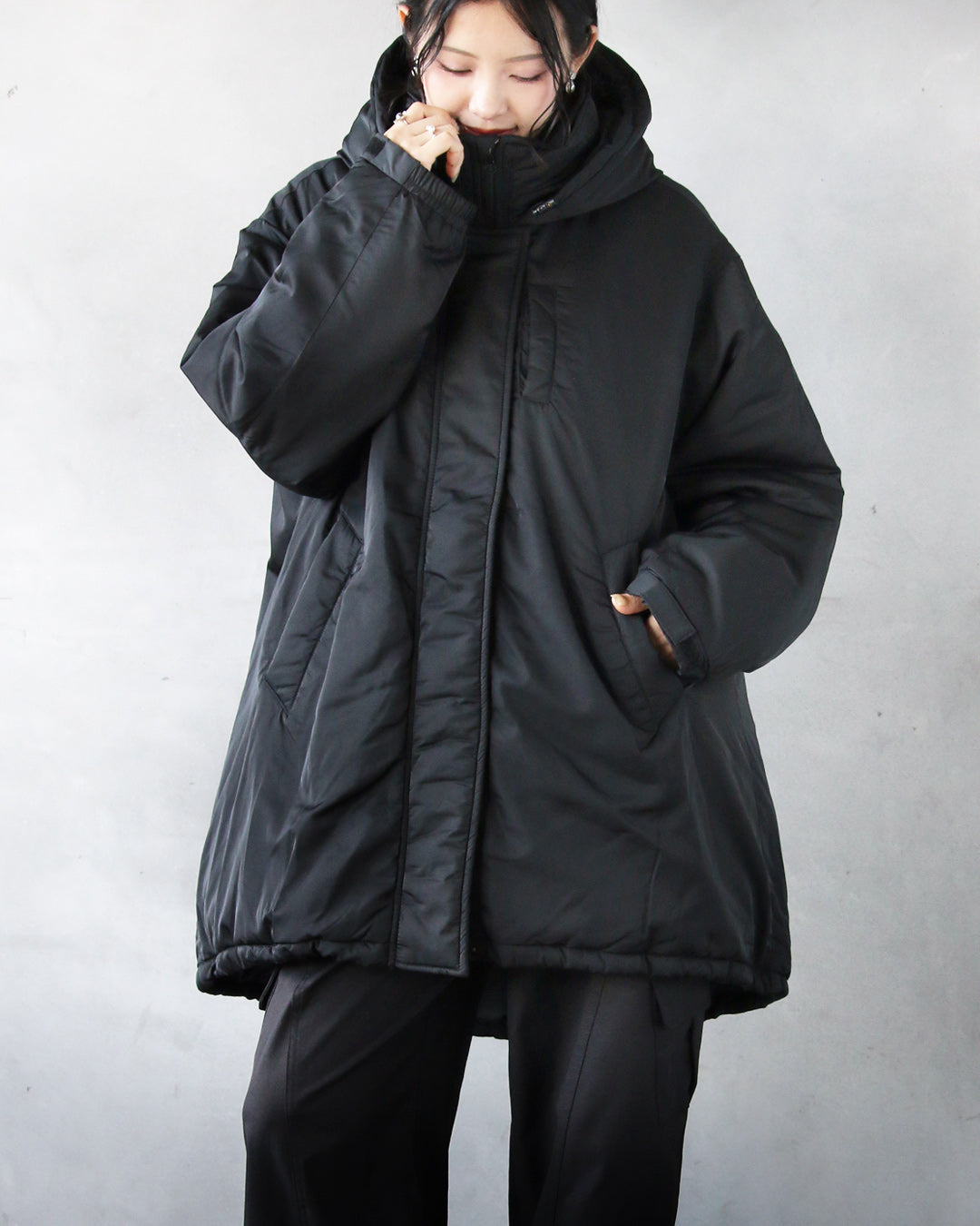 カワイイ CAWAII 暖かさも軽さも。「頼れる防寒力」2WAYモンスターコート （ブラック） ブラック