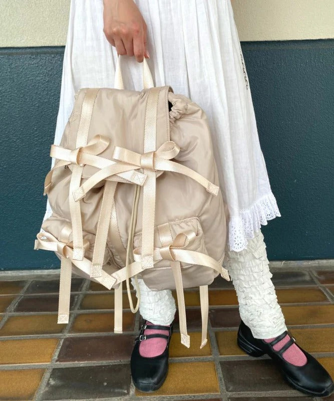 キャセリーニ Casselini リボン バックパック（Ribbon Backpack） （Beige） Beige