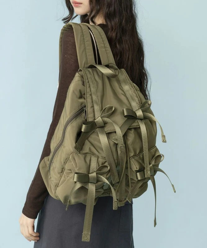 キャセリーニ Casselini リボン バックパック（Ribbon Backpack） （Khaki） Khaki