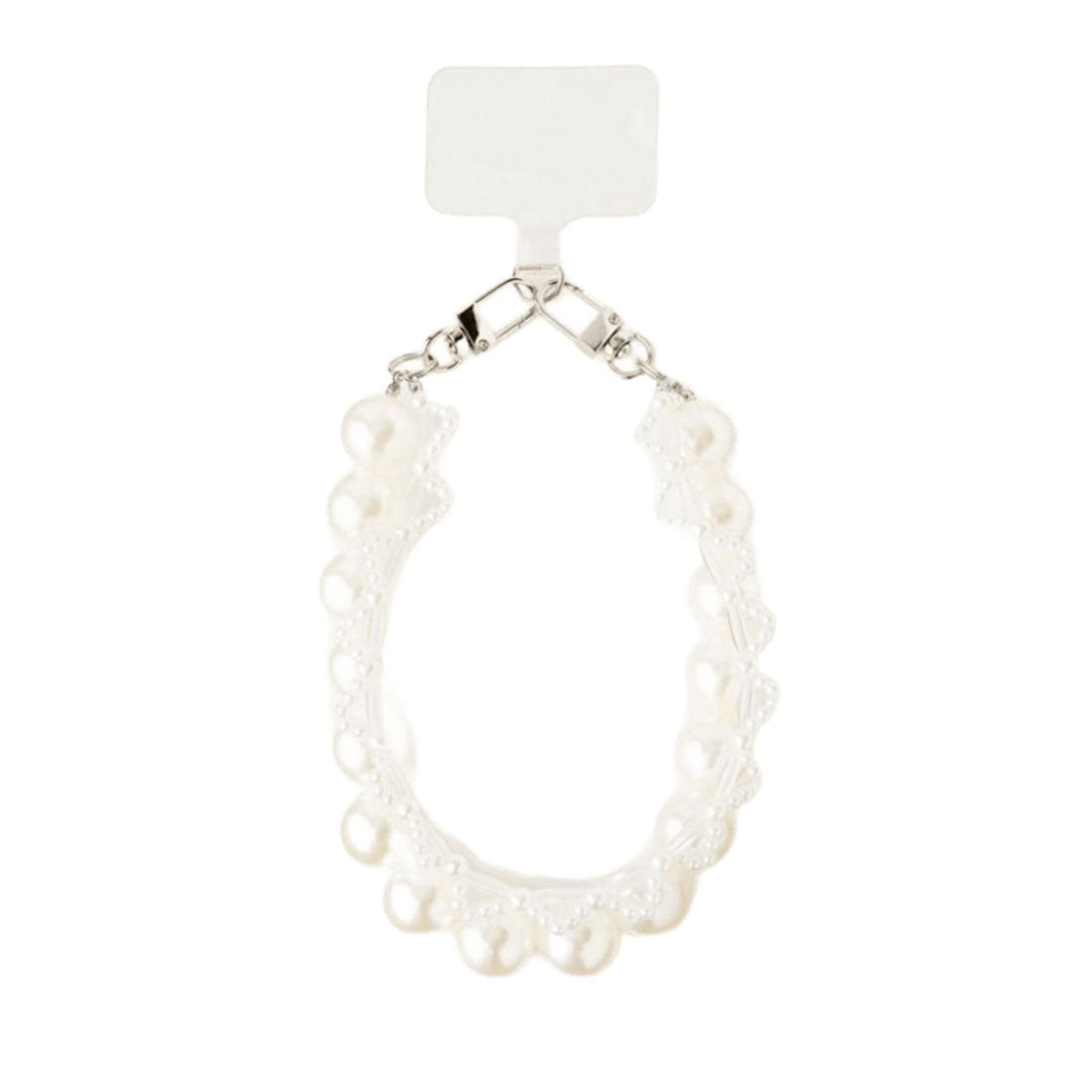 キャセリーニ Casselini Casselini Double Beads Hand Strap（キャセリーニ ダブルビーズハンドストラップ） （ホワイト） ホワイト