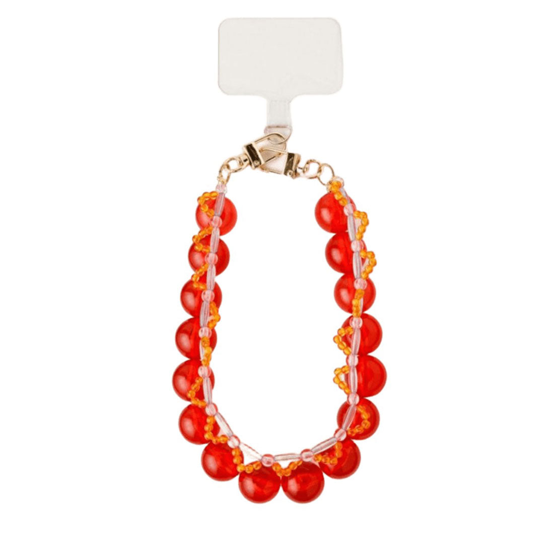 キャセリーニ Casselini Casselini Double Beads Hand Strap（キャセリーニ ダブルビーズハンドストラップ） （レッド） レッド