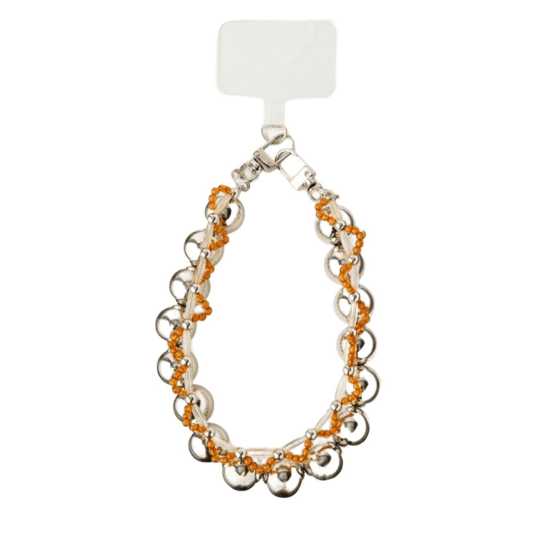 キャセリーニ Casselini Casselini Double Beads Hand Strap（キャセリーニ ダブルビーズハンドストラップ） （シルバー） シルバー