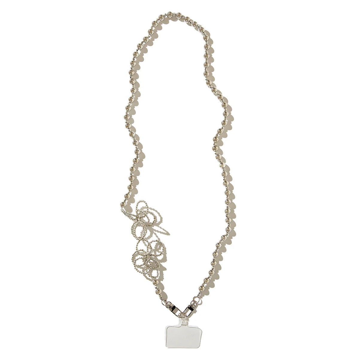 キャセリーニ Casselini フラワービーズ モバイルショルダー（Flower Beads Mobile Shoulder） （Silver） Silver