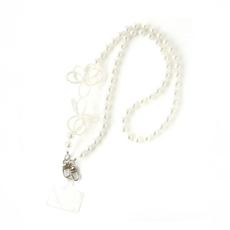 キャセリーニ Casselini フラワービーズ モバイルショルダー（Flower Beads Mobile Shoulder） （White） White