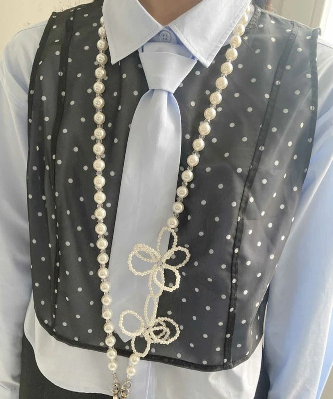 キャセリーニ Casselini フラワービーズ モバイルショルダー（Flower Beads Mobile Shoulder） （White） White