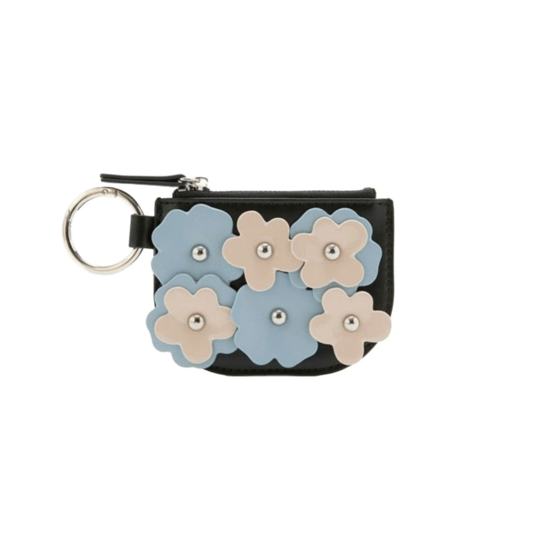 キャセリーニ Casselini フラワーモチーフコインケース（Flower Motif Coin Case） （ブラック） ブラック