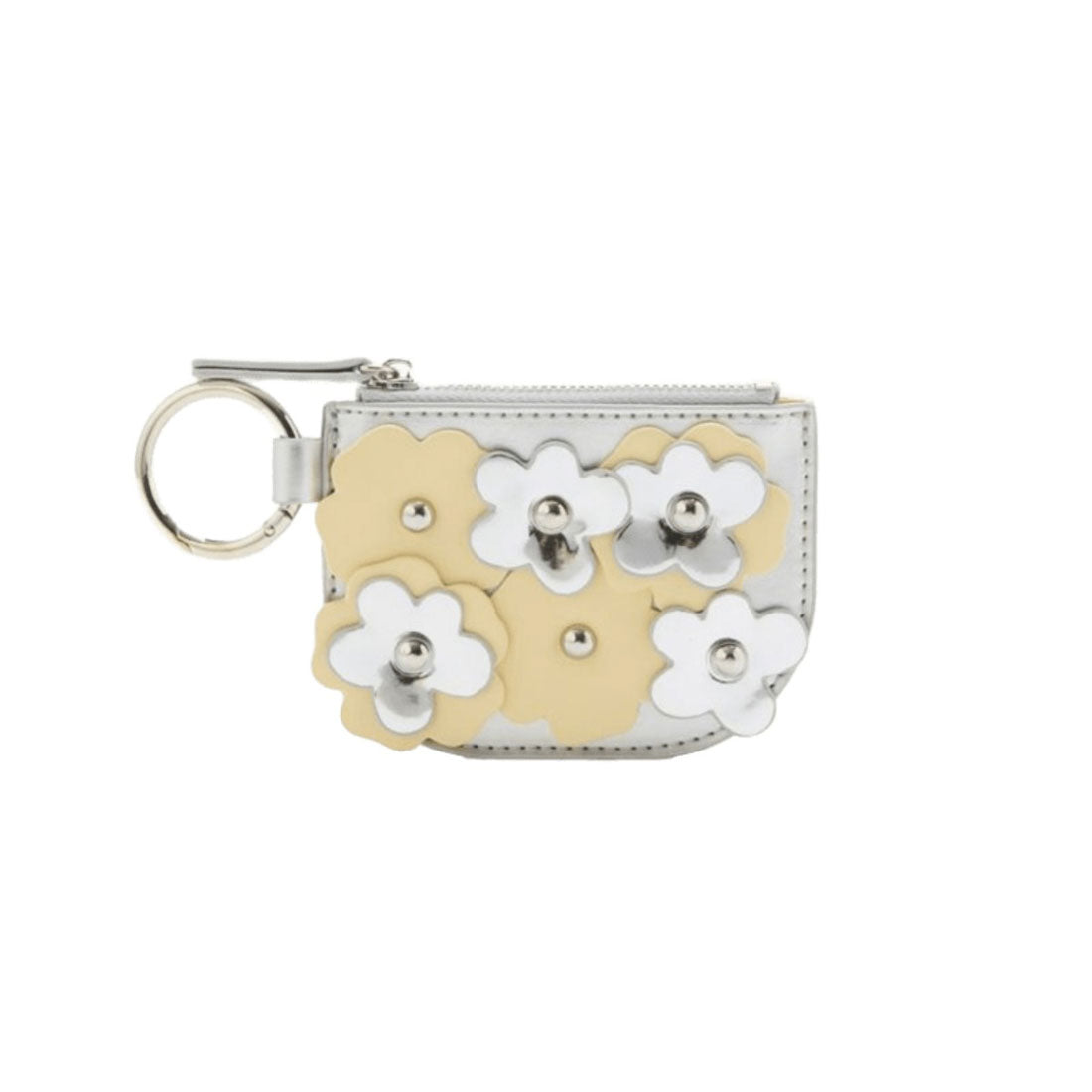 キャセリーニ Casselini フラワーモチーフコインケース（Flower Motif Coin Case） （シルバー） シルバー