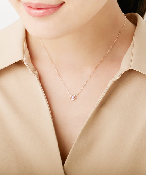 canal4℃ Canal4℃ Pink Gold Cubic Zirconia Bracelet