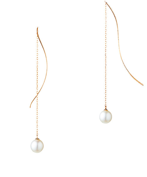 Canal4℃ K10 Yellow Gold Earrings