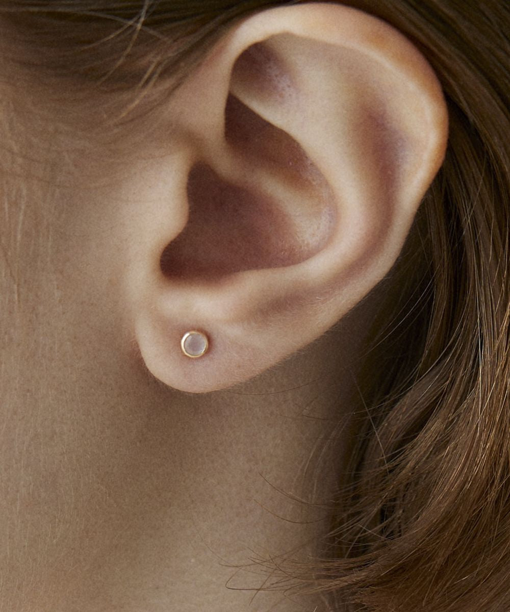 Canal4℃ K10 Yellow Gold Earrings