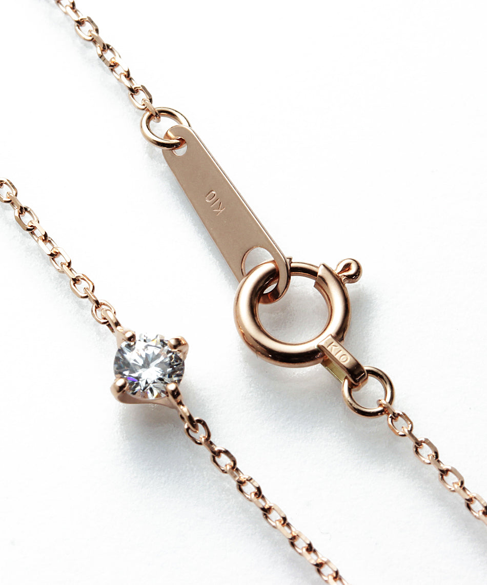 Canal4℃ Pink Gold Cubic Zirconia Bracelet