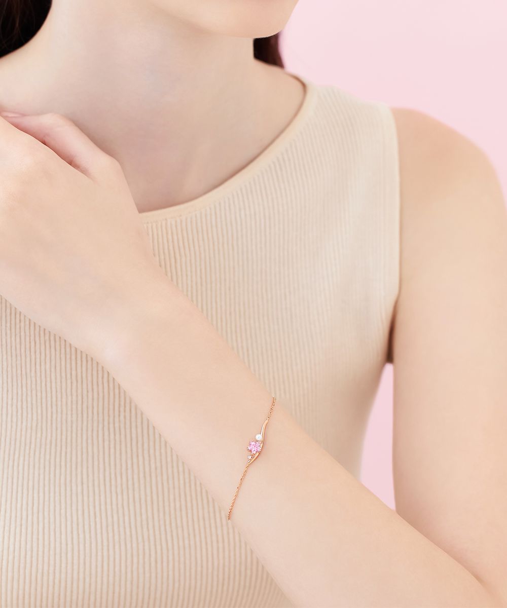 カナルヨンドシー Canal4℃ 【2025 SAKURA Collection】シルバー ブレスレット