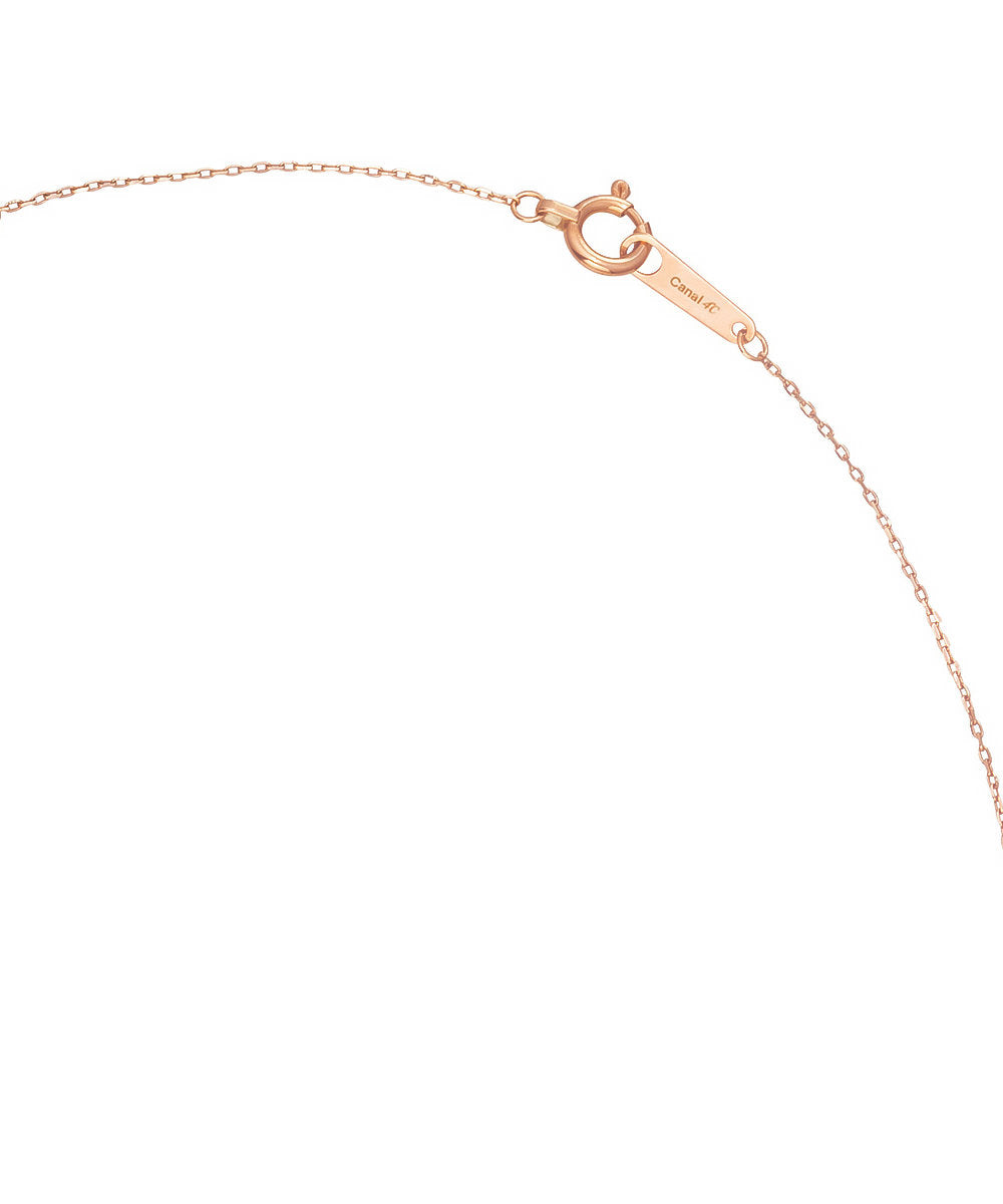 カナルヨンドシー Canal4℃ 【Winter Limited】 K10ピンクゴールド 一粒 ネックレス （ピンクゴールド） ピンクゴールド