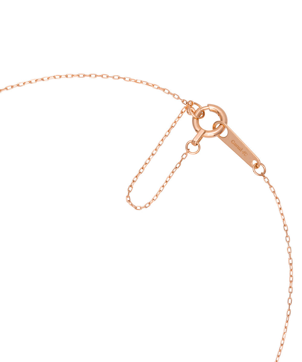 カナルヨンドシー Canal4℃ 【Winter Limited】 K10ピンクゴールド 一粒 ネックレス （ピンクゴールド） ピンクゴールド