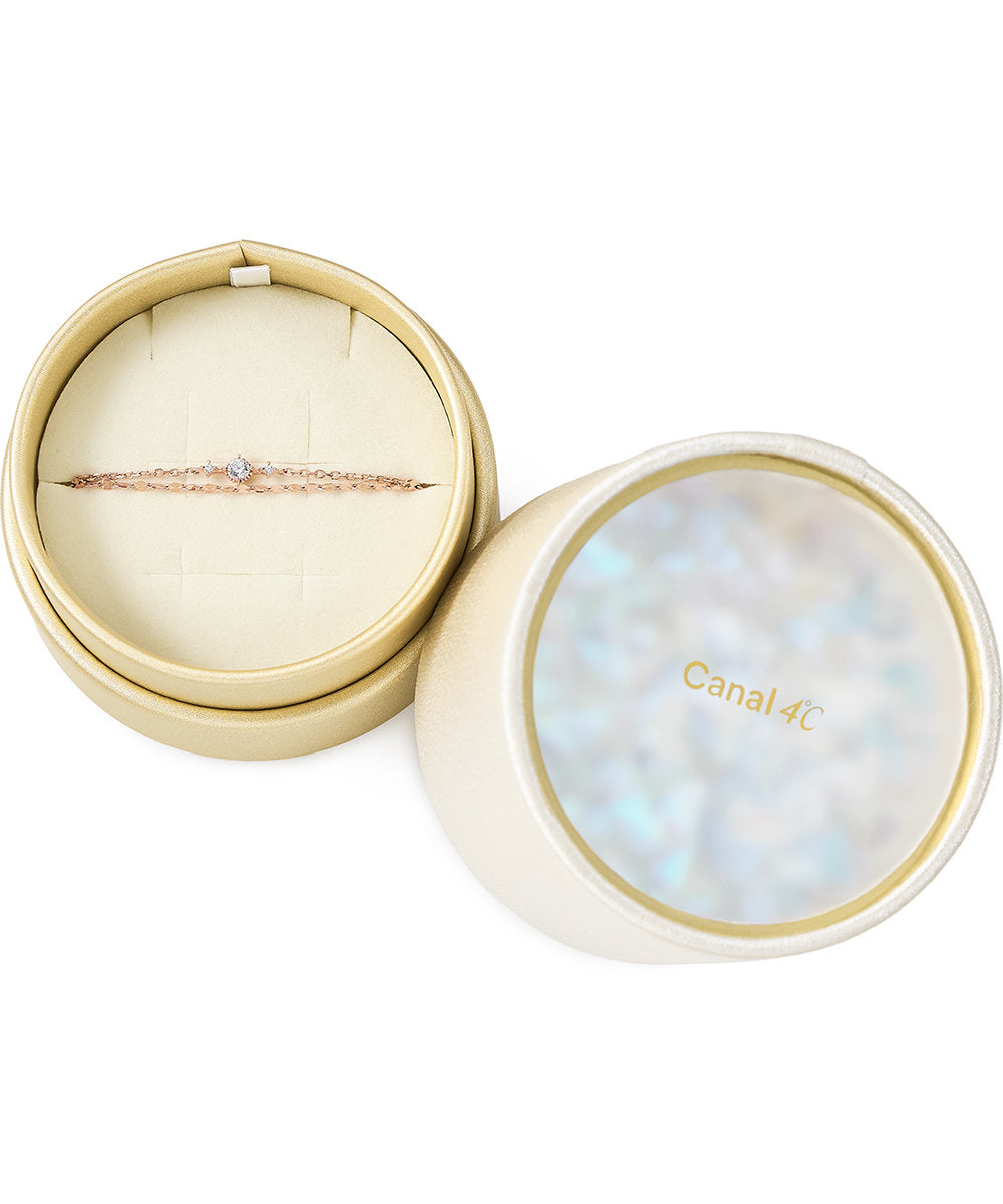 カナルヨンドシー Canal4℃ 【Winter Limited】 シルバー ブレスレット （ピンクゴールド） ピンクゴールド