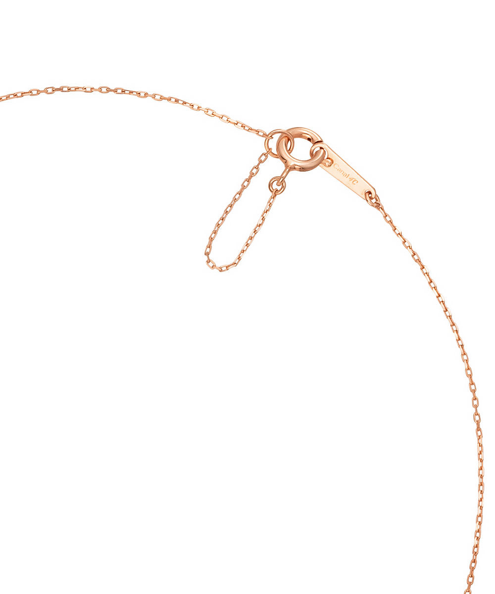 カナルヨンドシー Canal4℃ 【Winter Limited】 シルバー しずく ネックレス （ピンクゴールド） ピンクゴールド