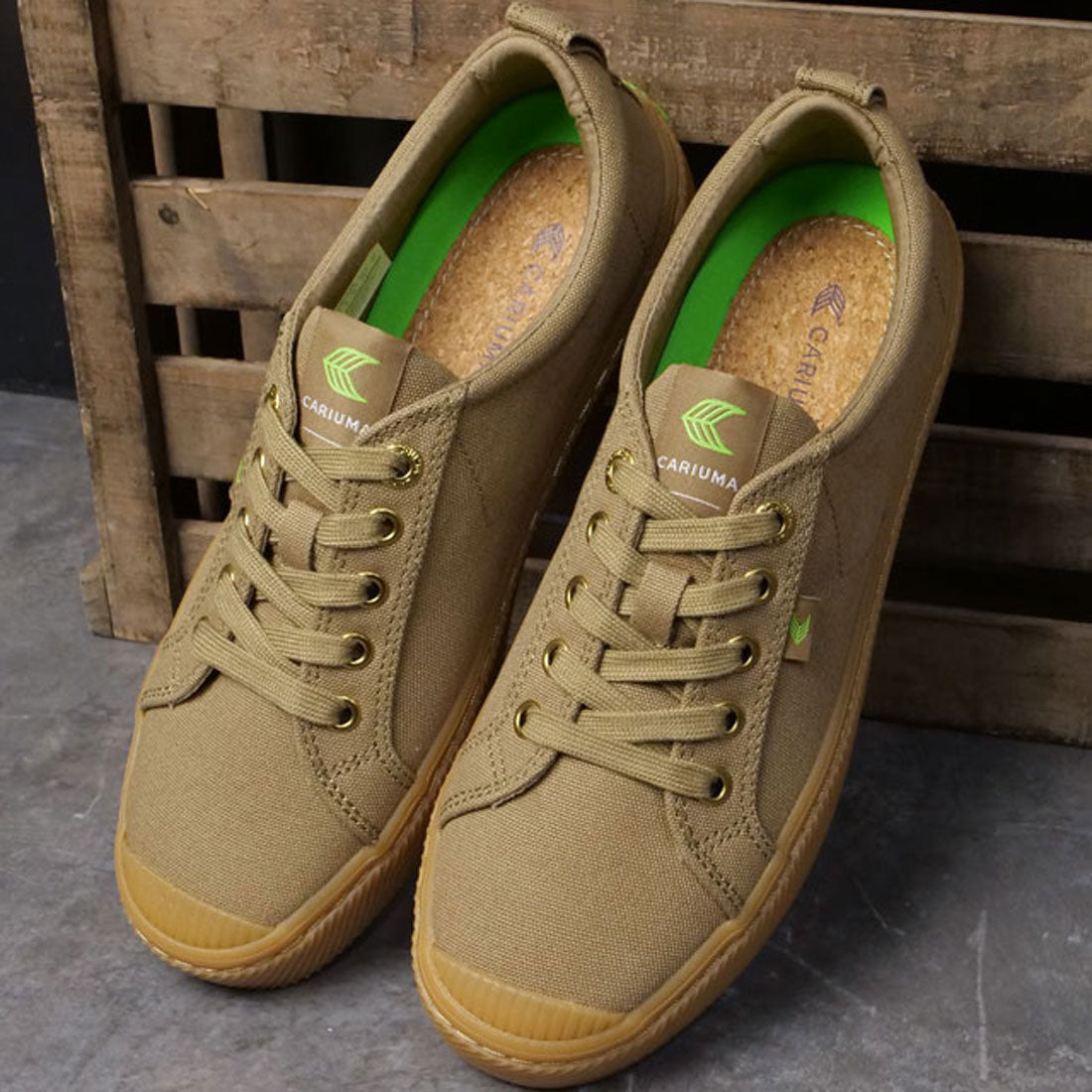 カリウマ CARIUMA OCA Low Canvas Gum-Burnt-Sand [100103N18] （Gum-Burnt-Sand） Gum-Burnt-Sand