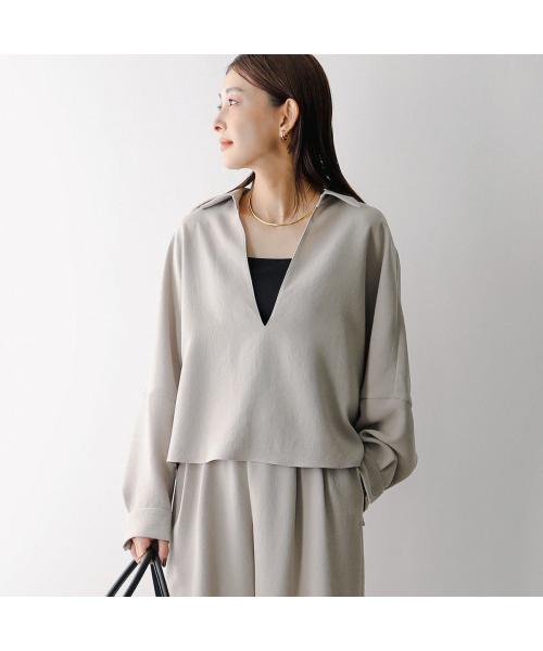 カフネ cafune cafune ブラウス 535961 スキッパー ドルマンスリーブ （13/グレージュ） 13/グレージュ