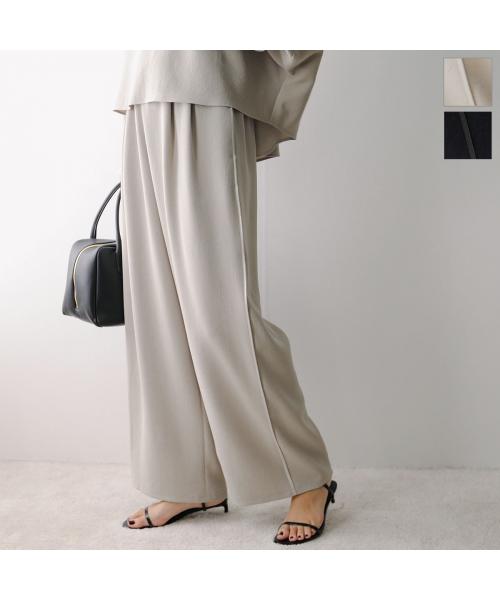 カフネ cafune cafune タックパンツ 535635 ジョーゼット イージーパンツ （13/グレージュ） 13/グレージュ