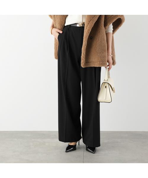 カフネ cafune cafune タックパンツ 545601 ウールライク ワイド （90/グレー） 90/グレー