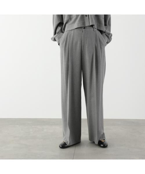 カフネ cafune cafune タックパンツ 545601 ウールライク ワイド （90/グレー） 90/グレー