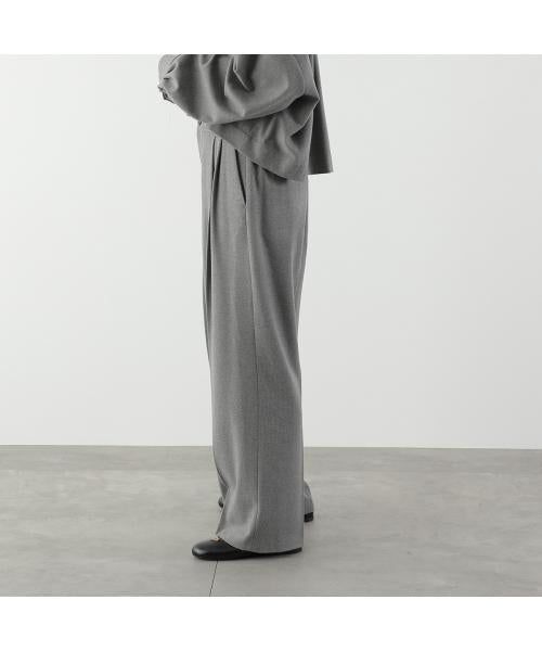 カフネ cafune cafune タックパンツ 545601 ウールライク ワイド （90/グレー） 90/グレー