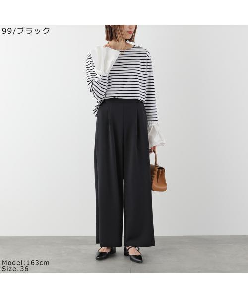 カフネ cafune cafune ワイドパンツ 615610 ダブルニット （12/ホワイト） 12/ホワイト